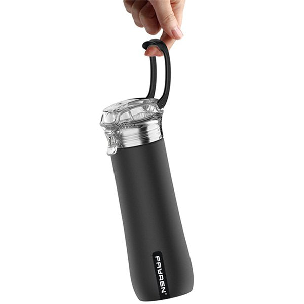 680ml塑膠提把304不銹鋼保溫杯