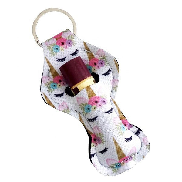 橡膠唇膏置物袋鑰匙圈