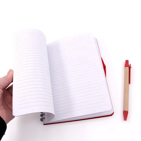 4合1附環保筆二折式彈力繩便條紙套組