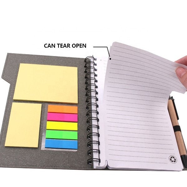 4合1附圓珠筆二折式便條紙套組