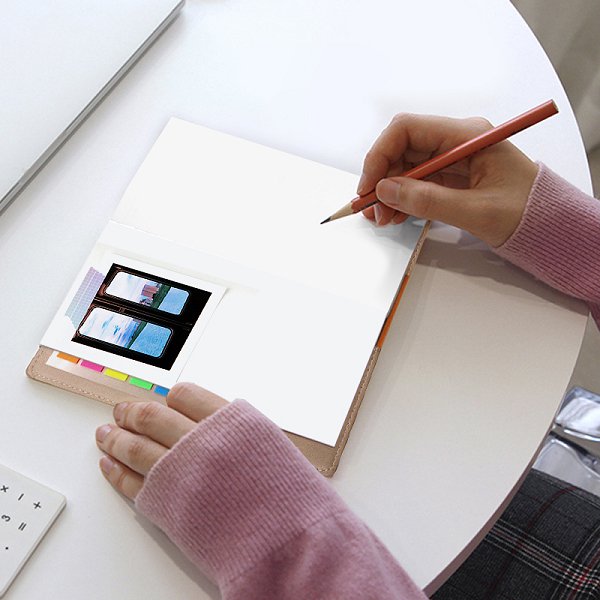 2合1便攜二折式便條紙套組