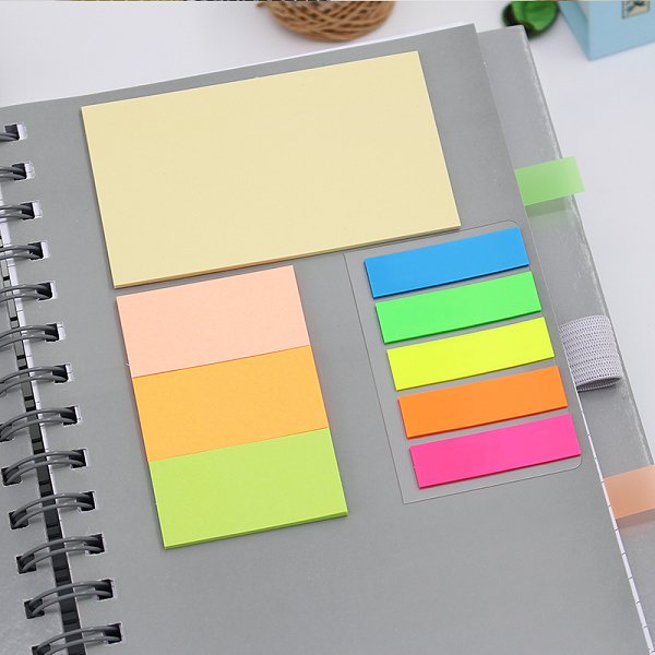 4合1簡約附圓珠筆二折式便條紙套組