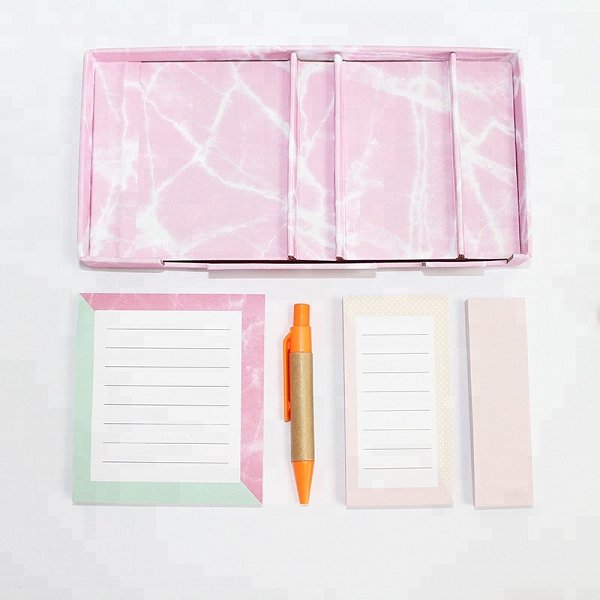 2合1簡約附環保筆便條紙套組