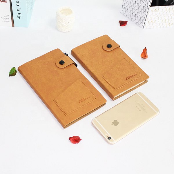 3合1小口袋二折式子母扣便條紙套組