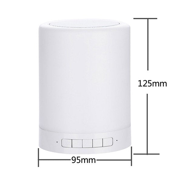 智能觸碰夜燈藍芽喇叭