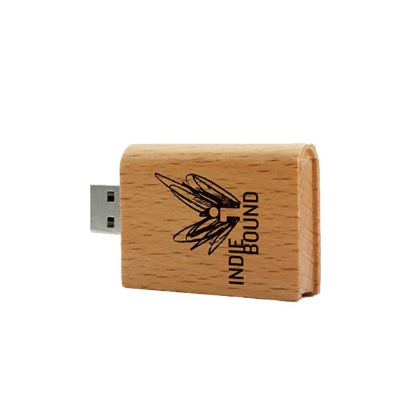 書本造型木製隨身碟