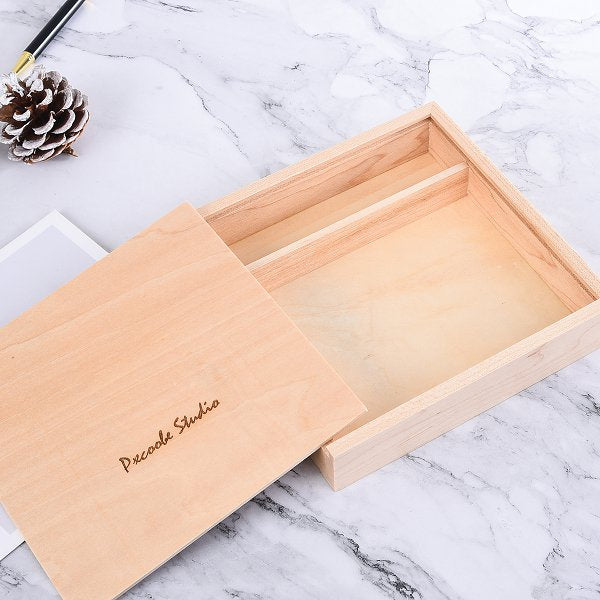 楓木質感推式木盒