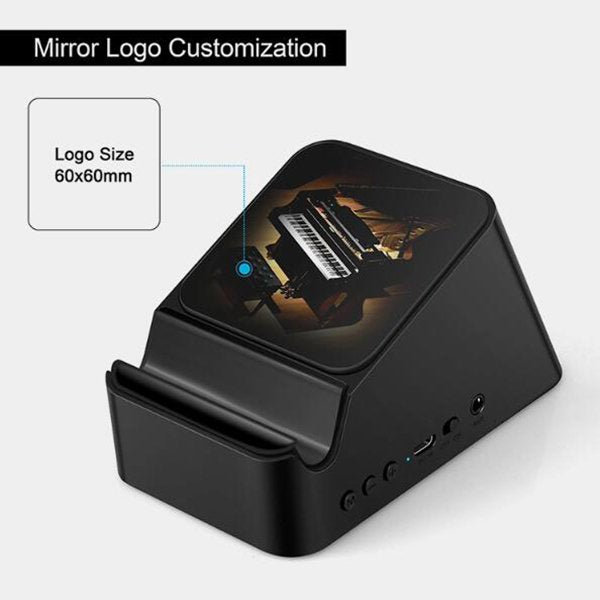 ABS手機無線充電喇叭-附手機架