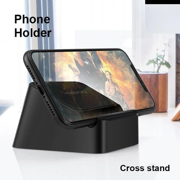 ABS手機無線充電喇叭-附手機架