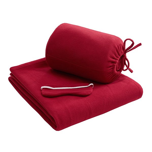 束口袋旅行毛毯