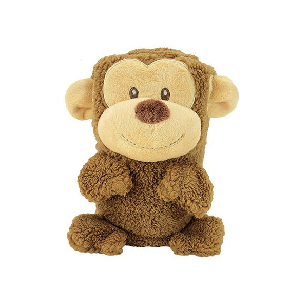 小猴子造型扣式旅行毛毯