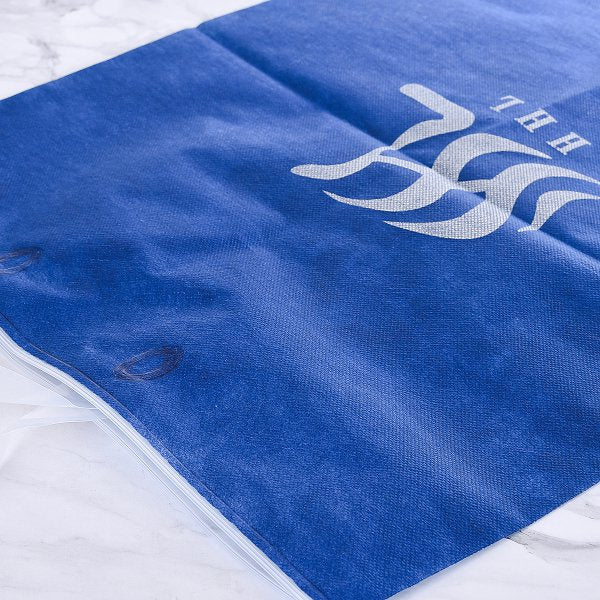 透明PPE+不織布材質手提拉鍊袋