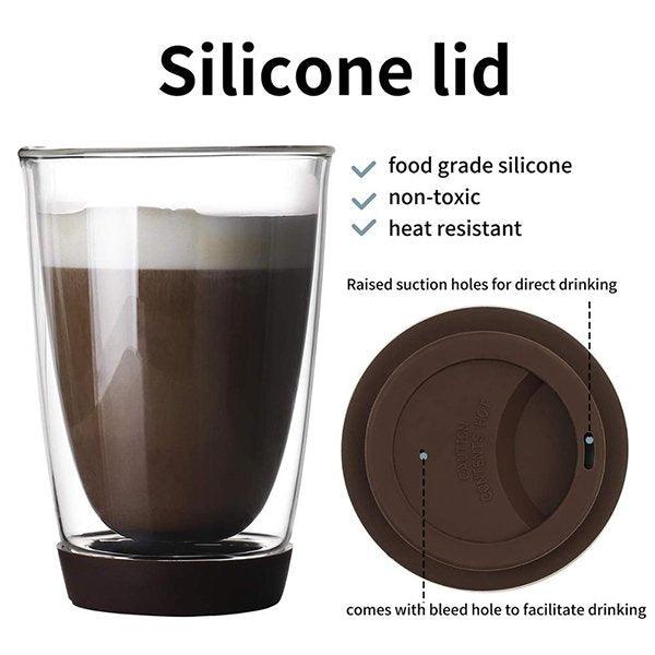 350ml雙層不倒翁咖啡玻璃杯