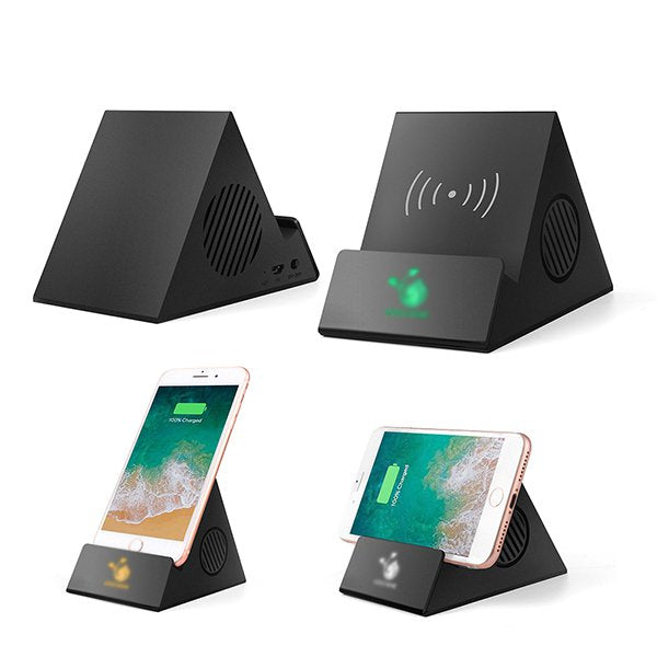 LED發光LOGO手機架藍芽喇叭