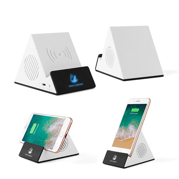 LED發光LOGO手機架藍芽喇叭