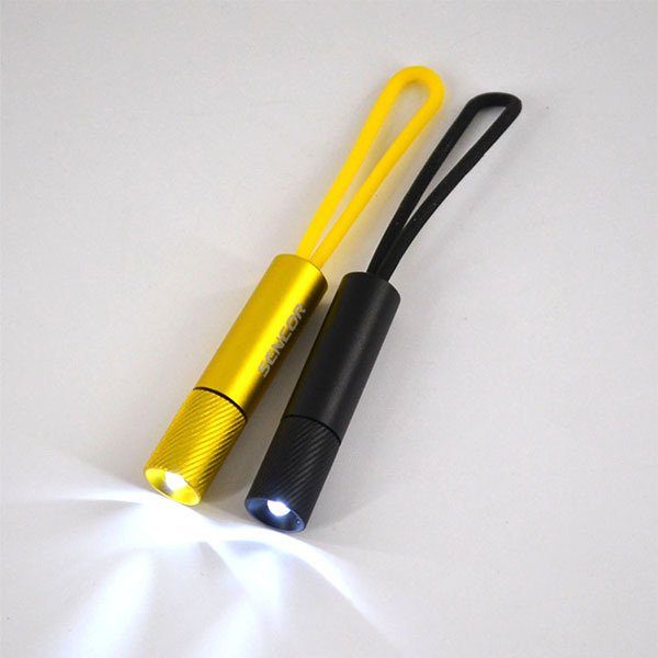 迷你矽膠繩自行車燈