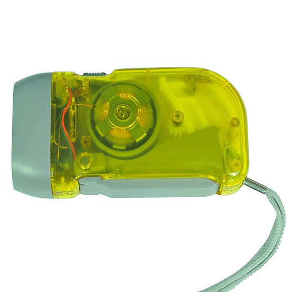 便攜式小巧手動無電池手電筒