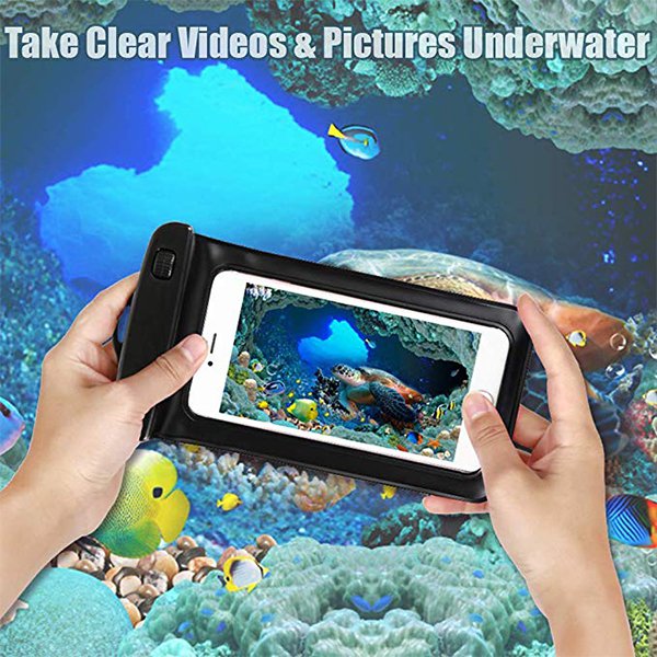 含掛繩臂帶PVC手機防水袋