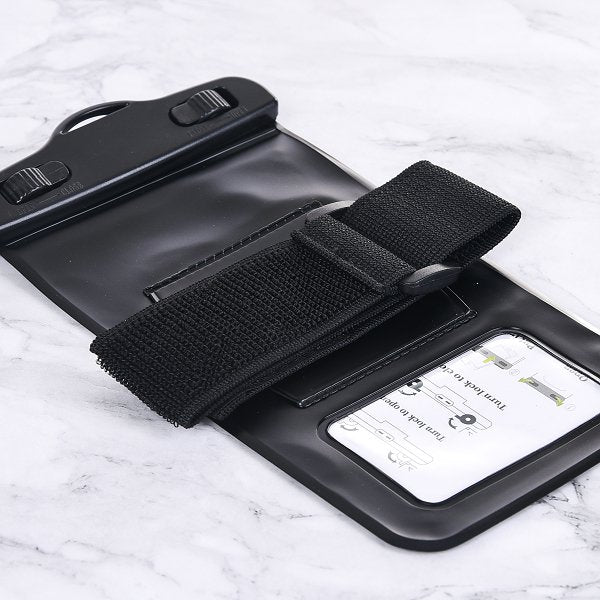 含掛繩臂帶PVC手機防水袋