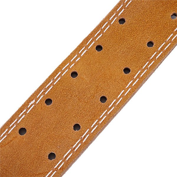 可調式牛皮健身舉重腰帶