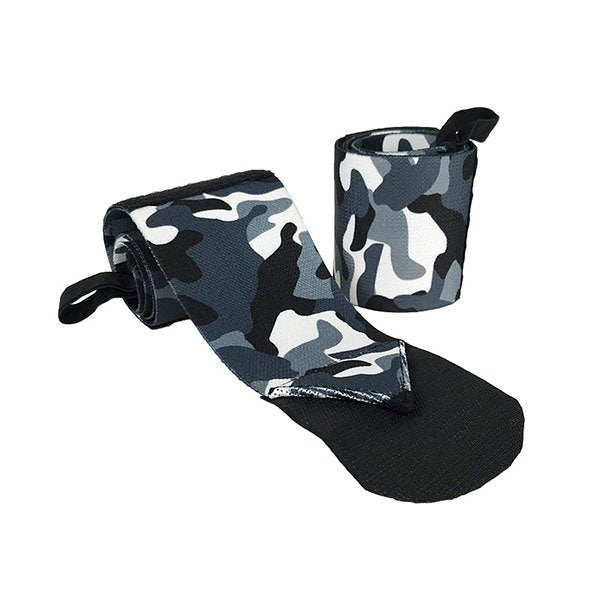 可調式迷彩腕帶-尼龍舉重帶