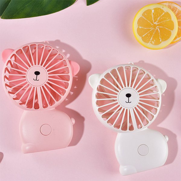 可愛熊造型USB迷你風扇-附掛繩