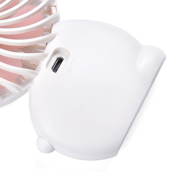 可愛熊造型USB迷你風扇-附掛繩