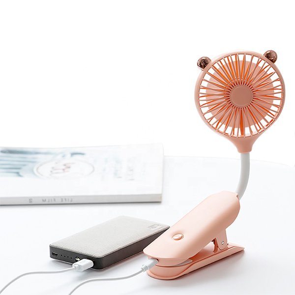 可夾式嬰兒推車USB風扇