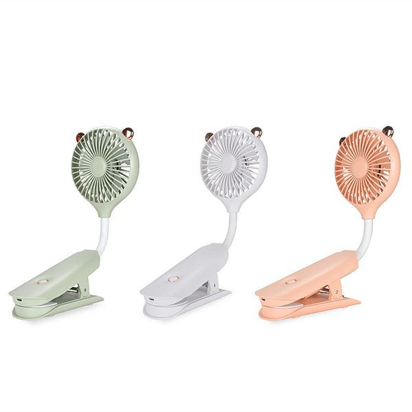 可夾式嬰兒推車USB風扇