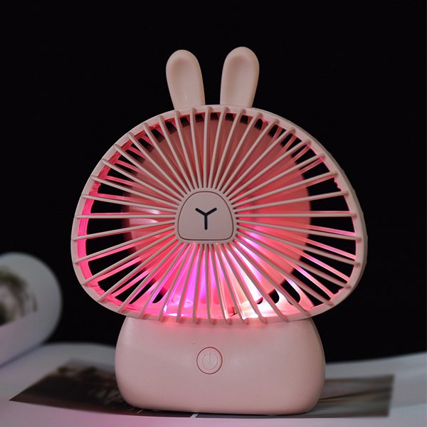 LED燈發光迷你USB風扇