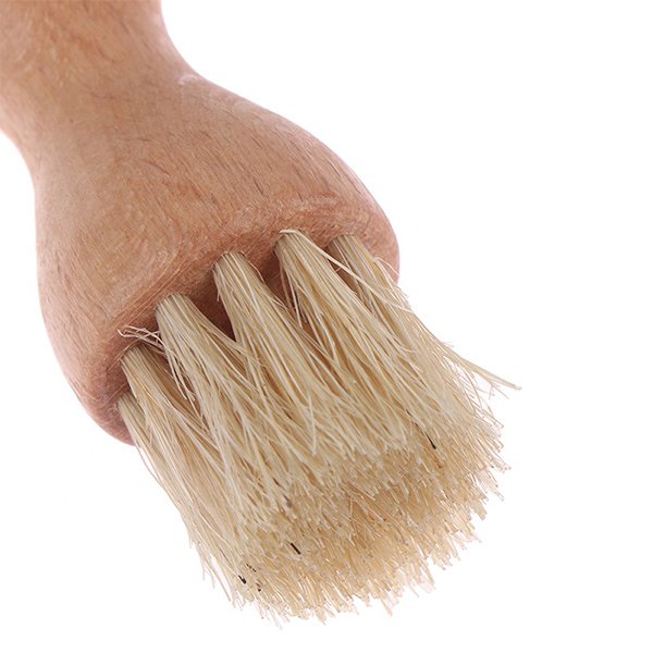 迷你葫蘆造型木製馬毛鞋刷