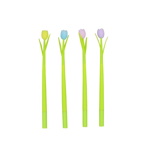 鬱金香變色矽膠廣告筆