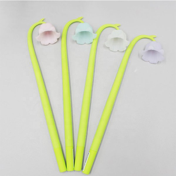 鈴蘭花變色矽膠廣告筆