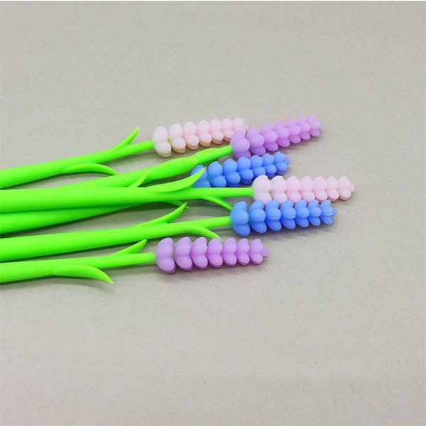 薰衣草變色矽膠廣告筆