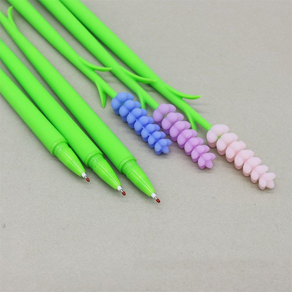 薰衣草變色矽膠廣告筆