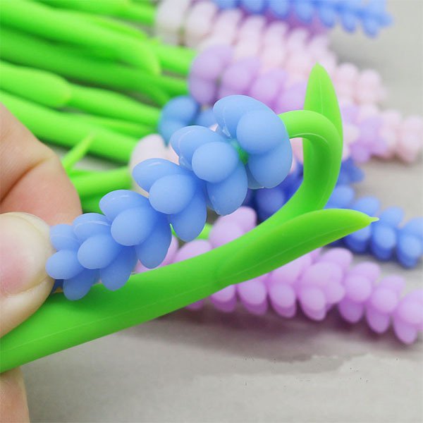 薰衣草變色矽膠廣告筆