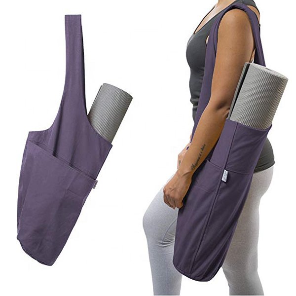 大背帶大容量帆布瑜珈包