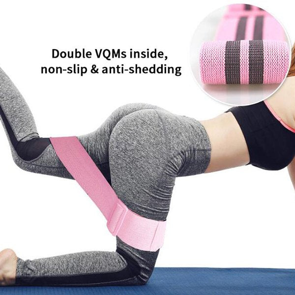 可調式300D彈性棉健身瑜珈帶