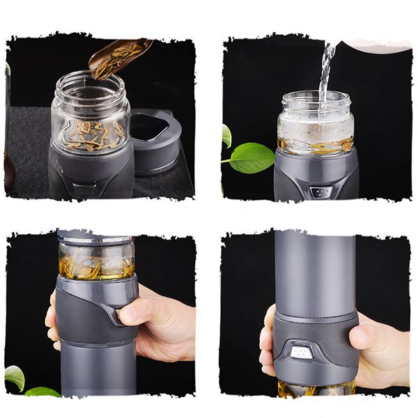 分離式泡茶器保溫杯