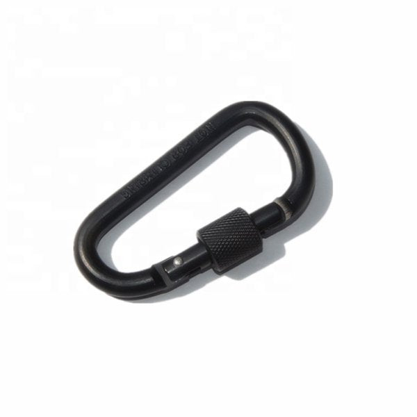 2合1不銹鋼D字形螺絲鎖扣登山扣