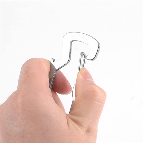 簡約3合1不銹鋼登山扣