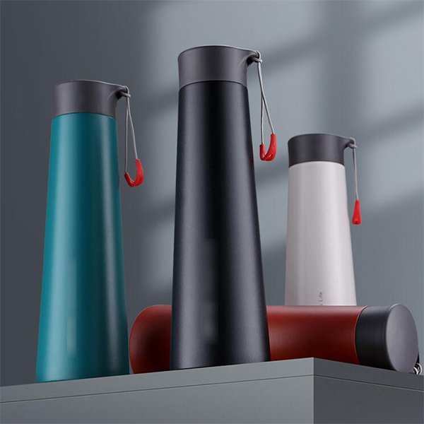 400ml錐形不倒翁304不銹鋼保溫杯