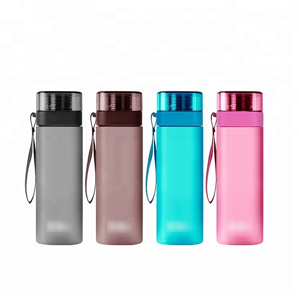 550ml透明杯蓋方形水瓶