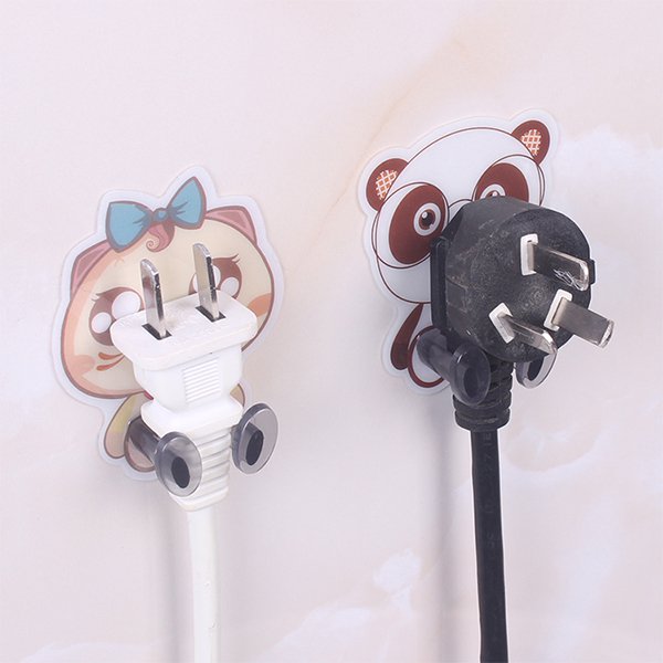 多功能無痕插頭掛鉤架