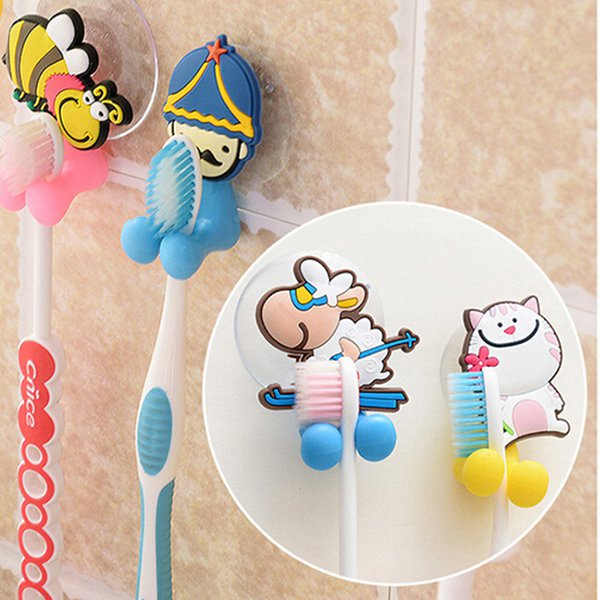 矽膠動物吸盤牙刷架