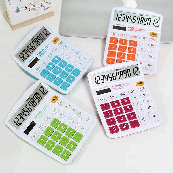 基本款12位數太陽能計算機