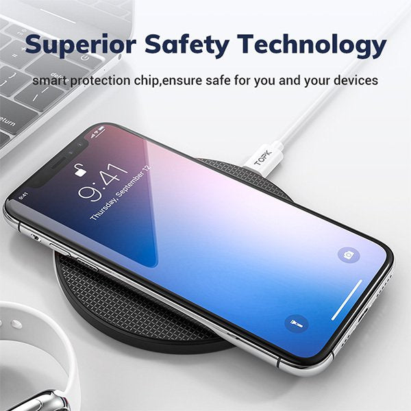 Qi10W無線快速充電盤