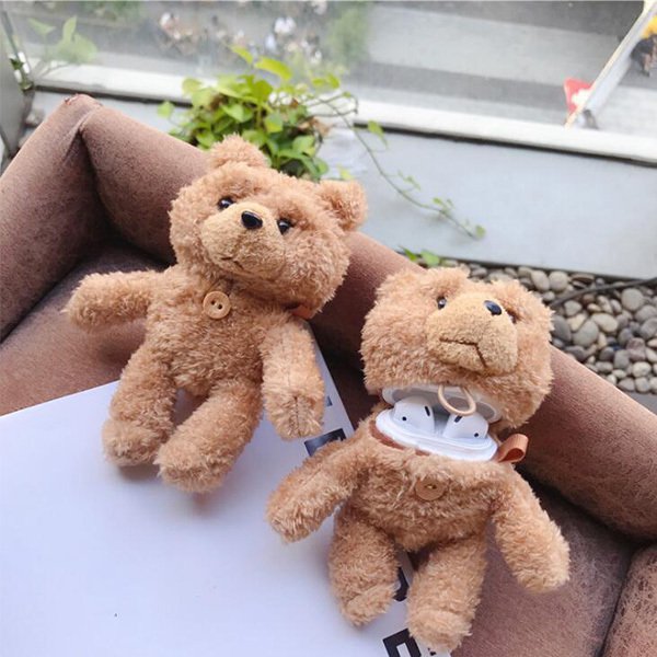 熊造型Airpods耳機盒保護套