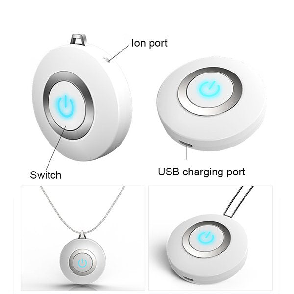 穿戴式負離子迷你空氣淨化器