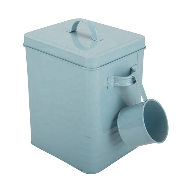 方形金屬洗衣粉收納盒